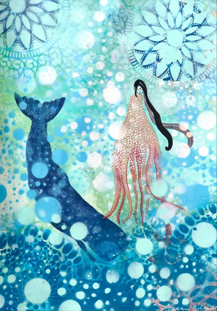 Catharina Edlund - Aqua Love - SÅLD