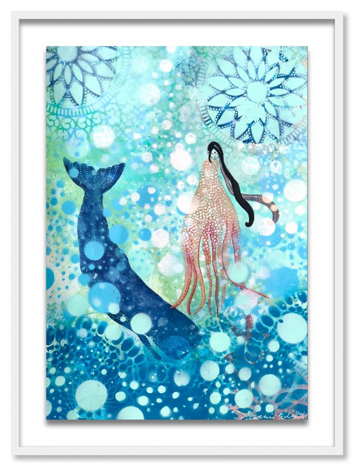 Catharina Edlund - Aqua Love - SÅLD - Bild 2
