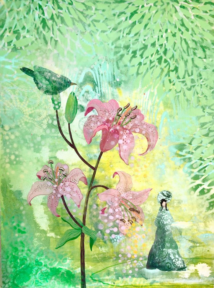Catharina Edlund - Magic Lilies SÅLD