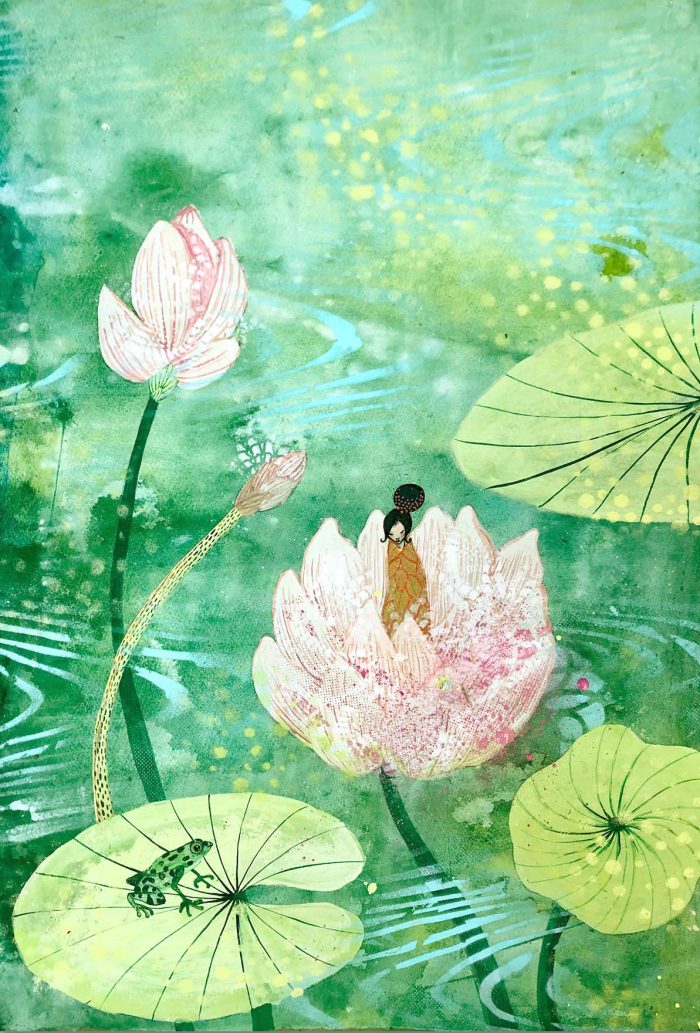 Catharina Edlund - Water Lily Pond SÅLD