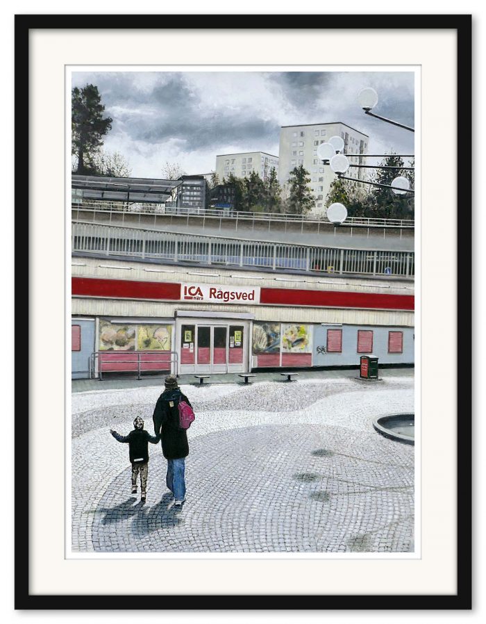 Jonas Beckman - Mamma med barn, Rågsved - Bild 2