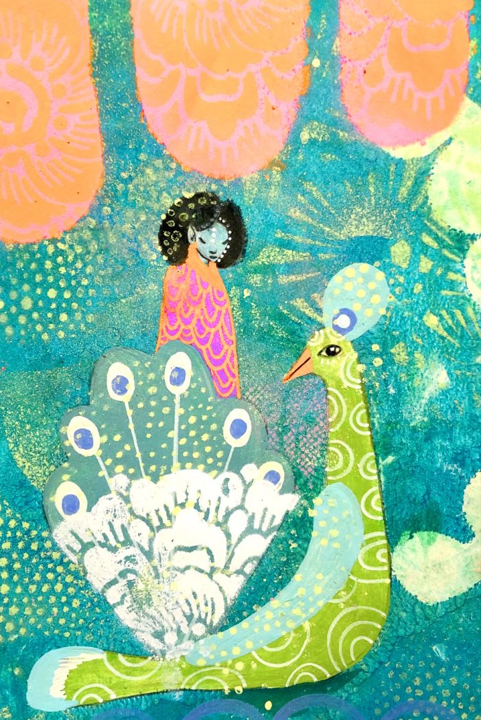 Catharina Edlund - Peacock - SÅLD