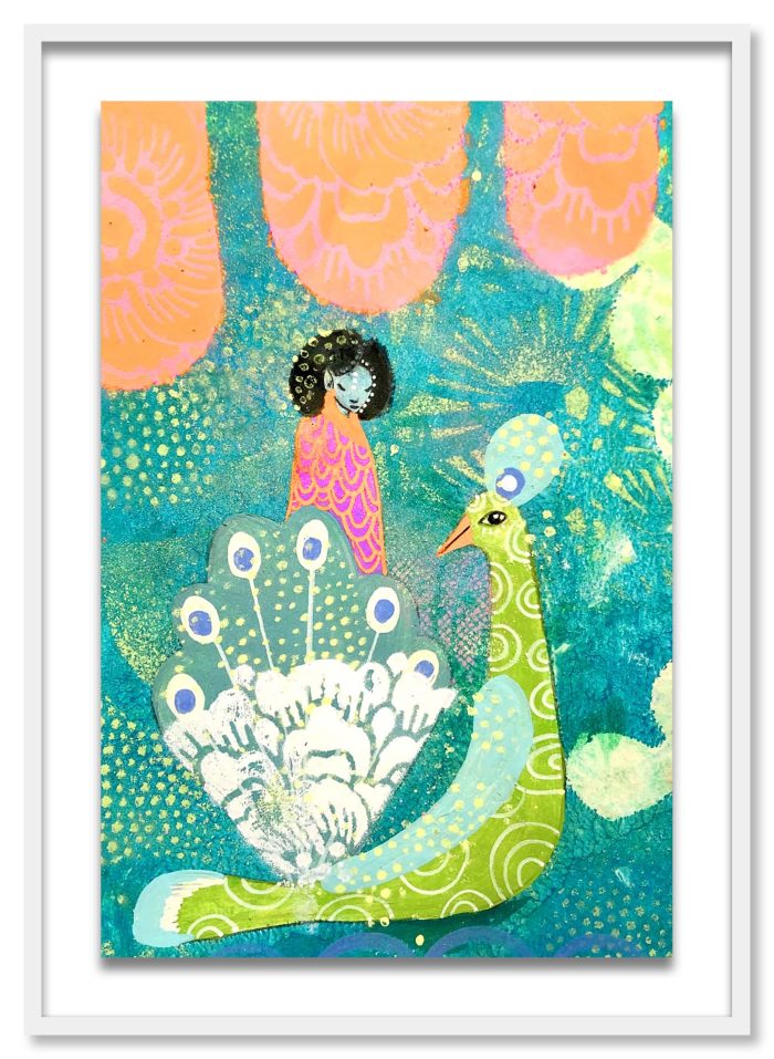 Catharina Edlund - Peacock - SÅLD - Bild 2