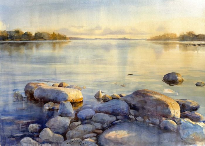 Anette Gustafsson - Vid kusten - SÅLD