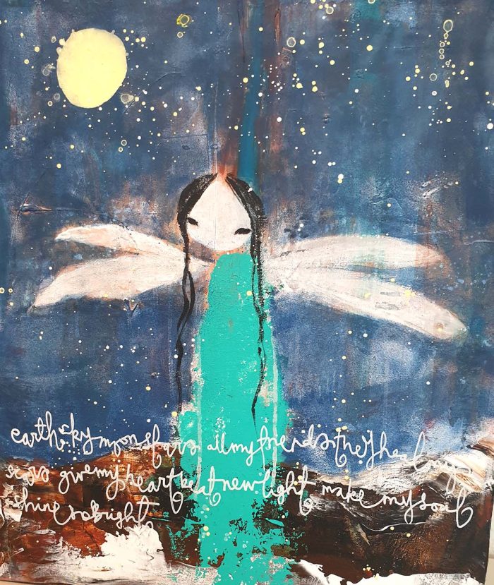 Lisa Rinnevuo - Moon Sky - SÅLD
