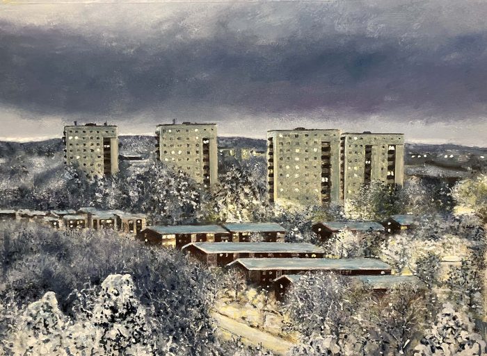 Jonas Beckman - Vintermorgon II -SÅLD