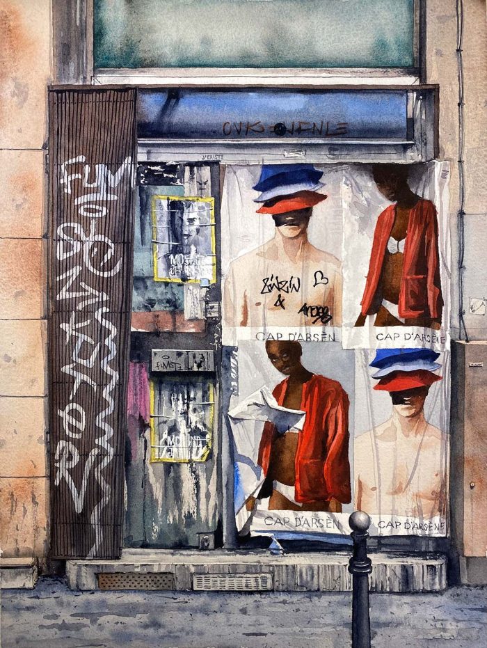 Jesper Hörberg - Paris, Posters II  SÅLD