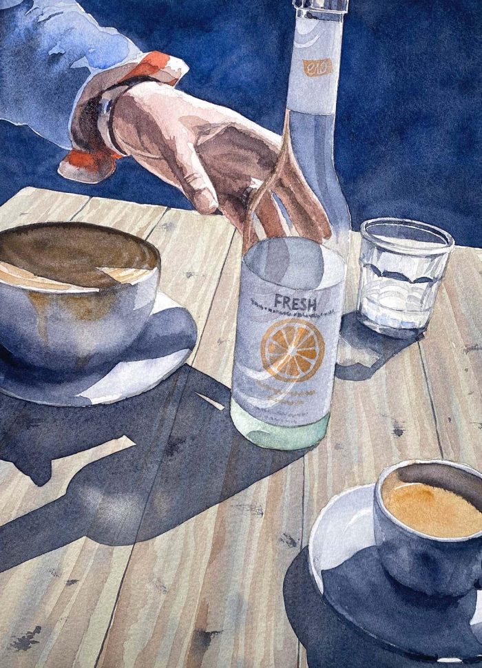 Jesper Hörberg - Helsingfors, fika SÅLD