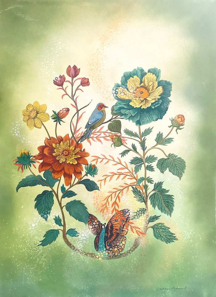 Catharina Edlund - Mellan blom och fladdrande vinge