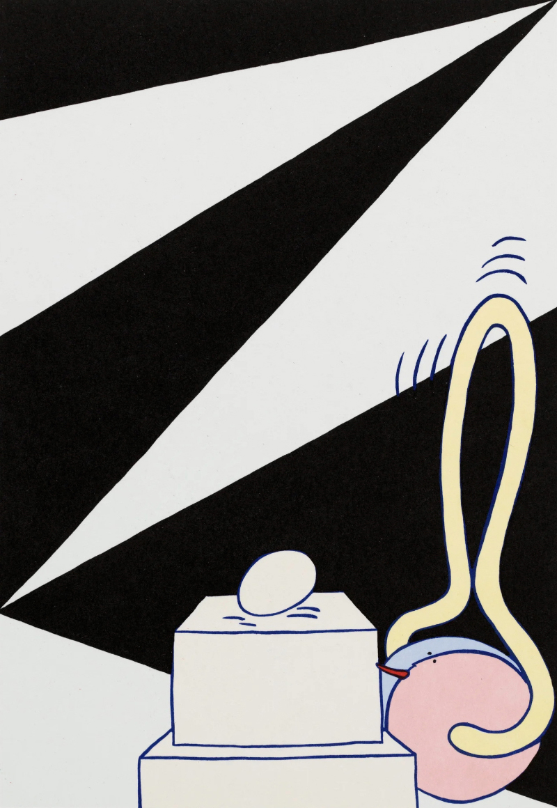 Marie-Louise Ekman - Ett ägg-monument, en skallra och en Olle Baertling-målning