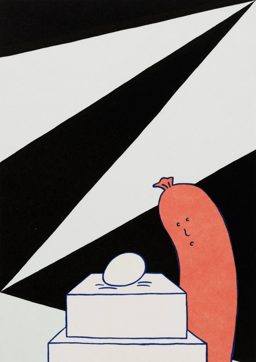 Marie-Louise Ekman - Ett ägg-monument, en korv och en Olle Baertling-målning